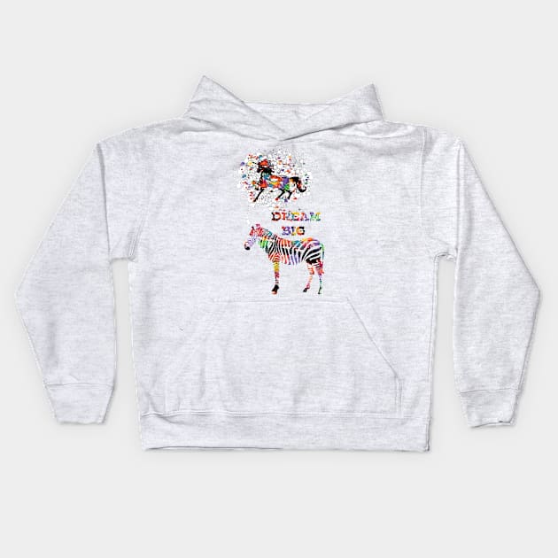 DREAM BIG Kids Hoodie by CindyS